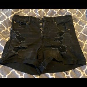 American Eagle Distressed High waisted shorts